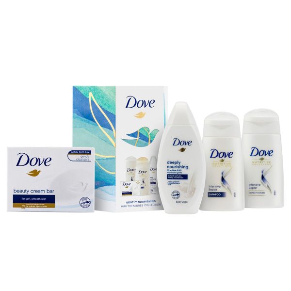 Dove Gently Nourishing Mini Treasures Collection Gift Set 4pcs, Gift for her