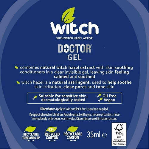 WITCH DOCTOR SKIN SOOTHING GEL 35ML