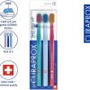 Curaprox CS 5460 Manual Toothbrush 3 Pack - Ultra Soft Toothbrushes For Adults 5460 Super Soft CUREN Bristles