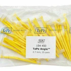 Tepe Angle Interdental Brush 0.7mm 25 Pack Yellow