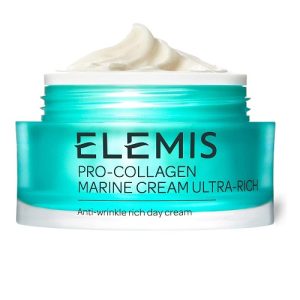 Elemis Pro-Collagen Marine Cream Ultra Rich, Intensely Hydrating Anti-Wrinkle Face Cream, Anti-Ageing Moisturiser for Dry Skin, Collagen Day Cream to Firm