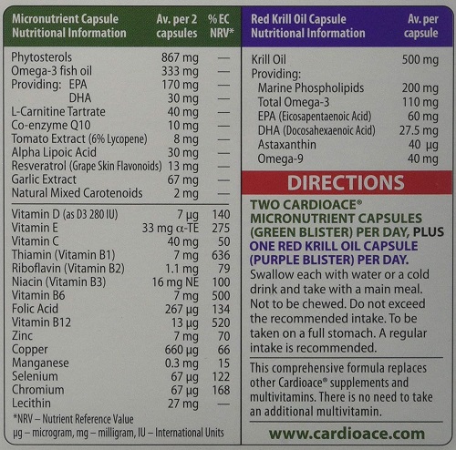 Vitabiotics Cardioace Max - 84 Capsules 2